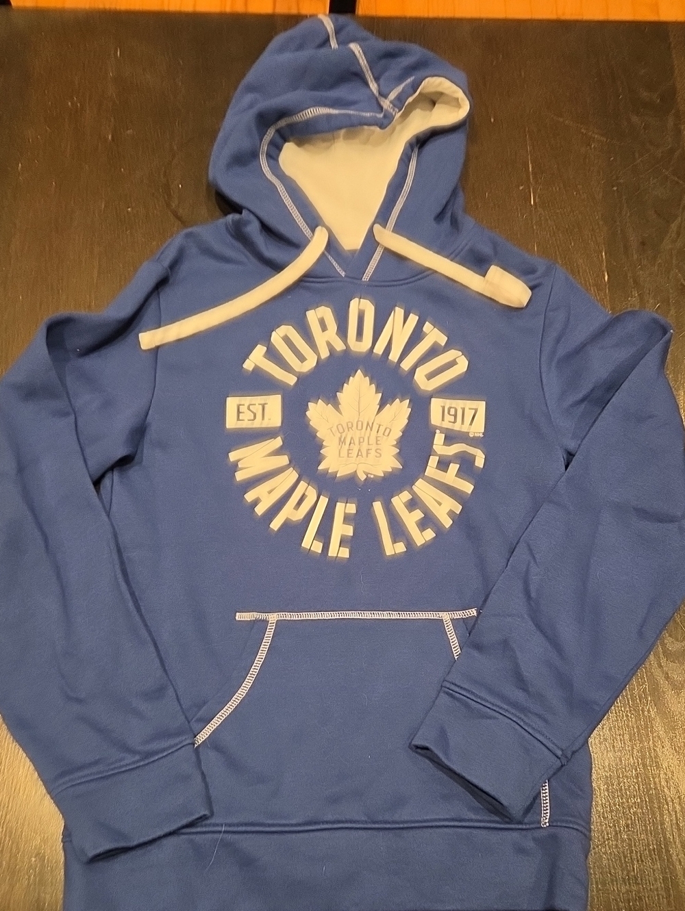 Fanatics Toronto Maple Leafs Royal Blue Hoodie with White Accents